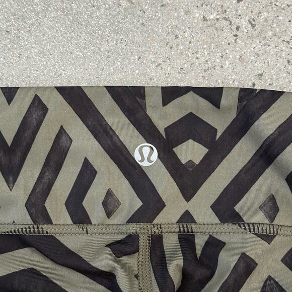 Lululemon Wunder Under Pant Leggings Full-On Luxtreme Chevron Shuffle Fatigue - Picture 7 of 8